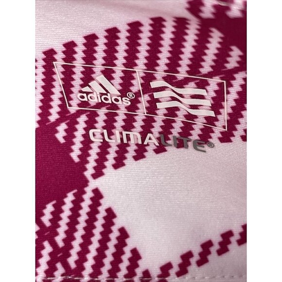 ADIDAS CLIMATE Bermuda Golf Shorts Women’s 4 Plaid Red/White Lightweight - Picture 6 of 12
